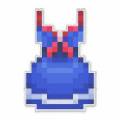 Blue Dress Sticker (Voorkant)