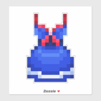 Blue Dress Sticker