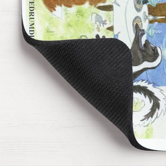 Blue Drum Diner Mousepad Muismat (Hoek)