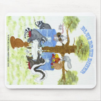 Blue Drum Diner Mousepad Muismat