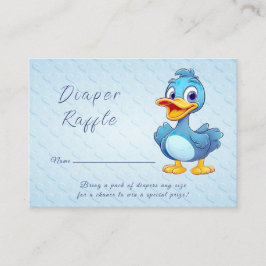 Blue Duck Baby shower Informatiekaartje