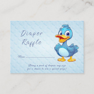 Blue Duck Baby shower Informatiekaartje