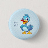 Blue Duck Button (Voorkant)
