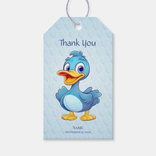 Blue Duck Cadeau Label Cadeaulabel (Voorkant)