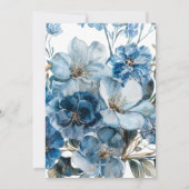 Blue Duck Easter Feestdagenkaart (Achterkant)