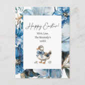 Blue Duck Easter Feestdagenkaart (Voorkant)