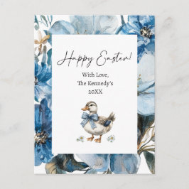 Blue Duck Easter Feestdagenkaart