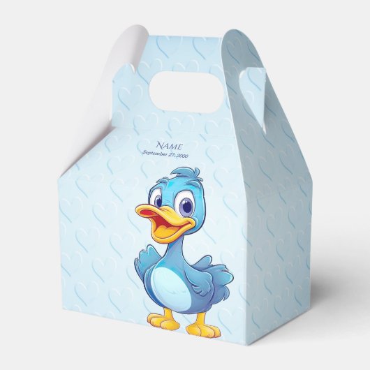 Blue Duck Favor Box Bedankdoosjes (Voorkant Zijde)