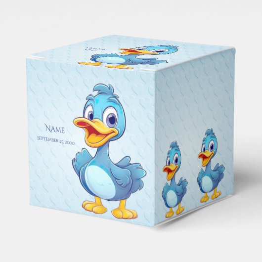 Blue Duck Favor Box Bedankdoosjes (Voorkant Zijde)