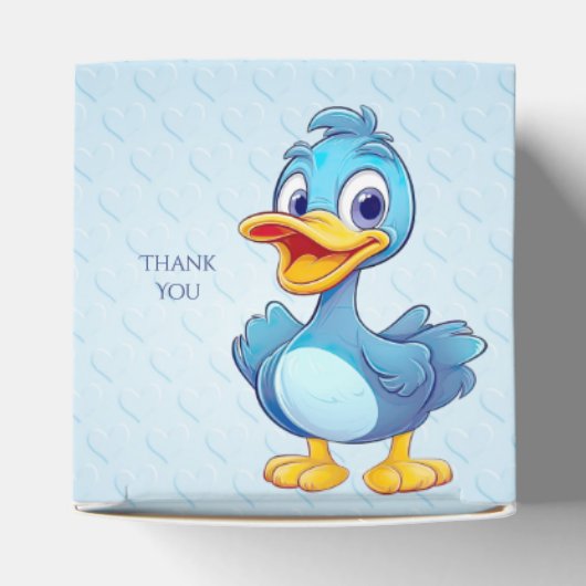 Blue Duck Favor Box Bedankdoosjes (Bovenkant)