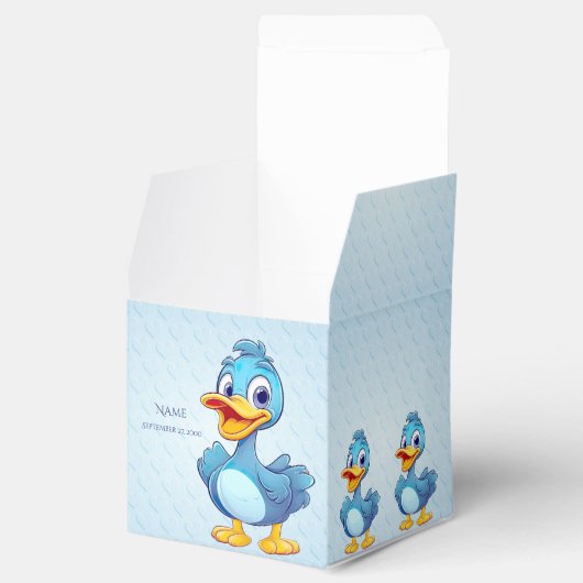 Blue Duck Favor Box Bedankdoosjes (Geopend)