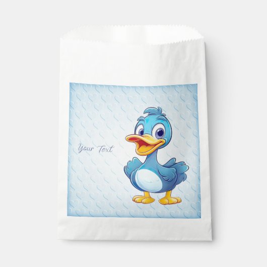 Blue Duck Favor Tassen Bedankzakje (Voorkant)