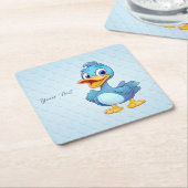Blue Duck Paper Onderzetter (Schuin)