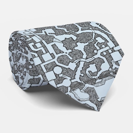 Blue Dungeon Stropdas (Opgerold)