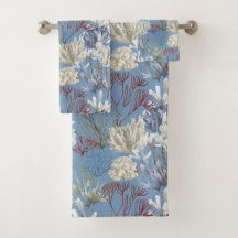 Blue Dusk Solid met onderzeese print