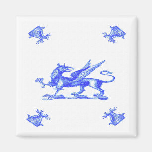 Blue Dutch Griffon Old Magneet