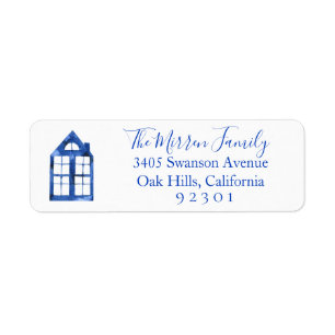 Blue Dutch Home Return Label