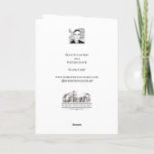 Blue Dutch Iris - Bedankkaart (Achterkant)