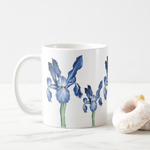 Blue Dutch Iris - Koffiemok