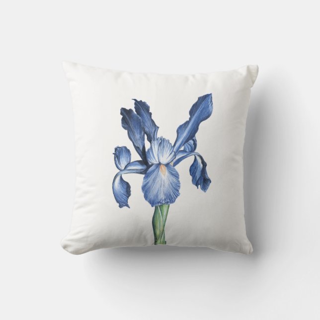 Blue Dutch Iris - Kussen (Voorkant)