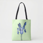 Blue Dutch Iris - Tote Bag (Voorkant)