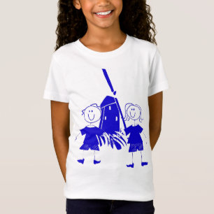 Blue Dutch Stick Kinder T-shirt