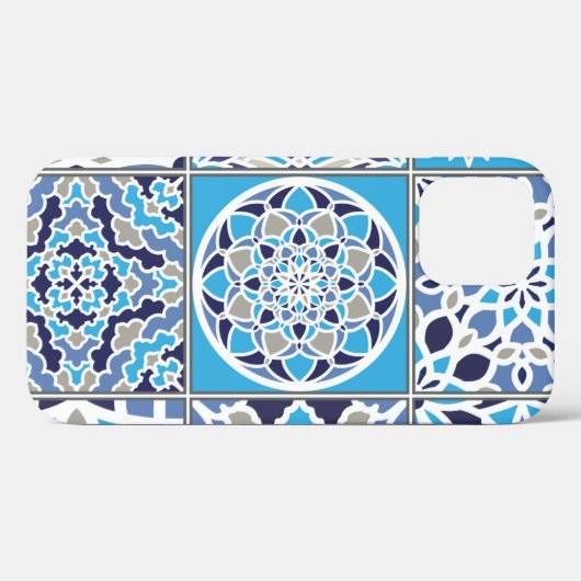 Blue Dutch Tile Pattern Case-Mate iPhone Case (Achterkant (horizontaal))