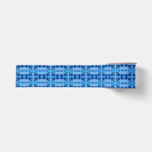 Blue Dye Heart Grosgrain Lint