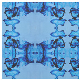 Blue Dye Heart Stof