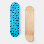 Blue Dyed Musical Notes, Persoonlijk Skateboard (Voorkant)