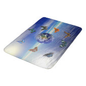 Blue Earth Butterflies Badmat (Gekanteld)