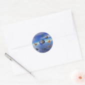 Blue Earth Butterflies Sticker (Envelop)