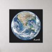 Blue Earth - Canvas Afdruk (Voorkant)