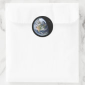 Blue Earth Round Sticker (Tas)