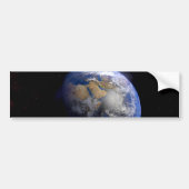 Blue Earth van Space Inspirerend Bumpersticker (Voorkant)