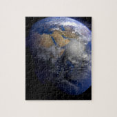 Blue Earth van Space Inspirerend Legpuzzel (Verticaal)