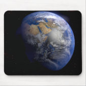 Blue Earth van Space Inspirerend Muismat (Voorkant)