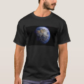 Blue Earth van Space Inspirerend T-shirt (Voorkant)