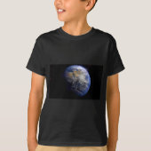 Blue Earth van Space Inspirerend T-shirt (Voorkant)