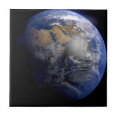 Blue Earth van Space Inspirerend Tegeltje (Voorkant)
