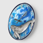 Blue Earth Whale Grote Klok (Hoek)