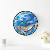 Blue Earth Whale Grote Klok (Huis)