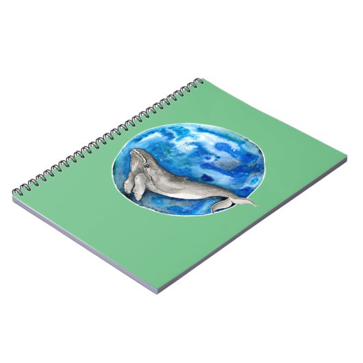 Blue Earth Whale Notitieboek (Linkerzijde)