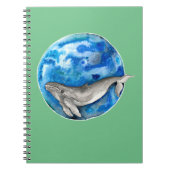 Blue Earth Whale Notitieboek (Voorkant)