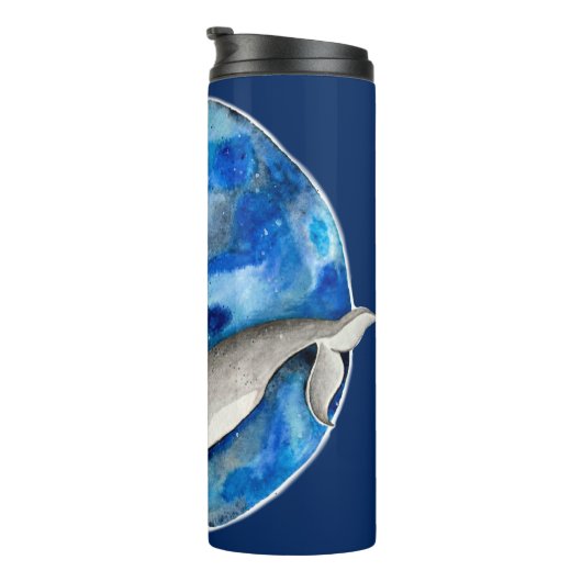 Blue Earth Whale Thermosbeker (Geroteerd rechts)