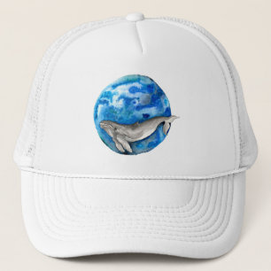 Blue Earth Whale Trucker Pet