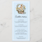 Blue Easter Bunny Menu (Voorkant)