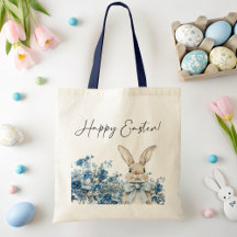 Blue Easter Bunny