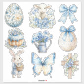 Blue Easter Set 1 Sticker (Vel)