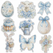 Blue Easter Set 1 Sticker (Voorkant)